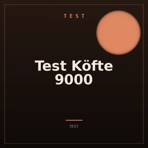 Test Köfte 9000