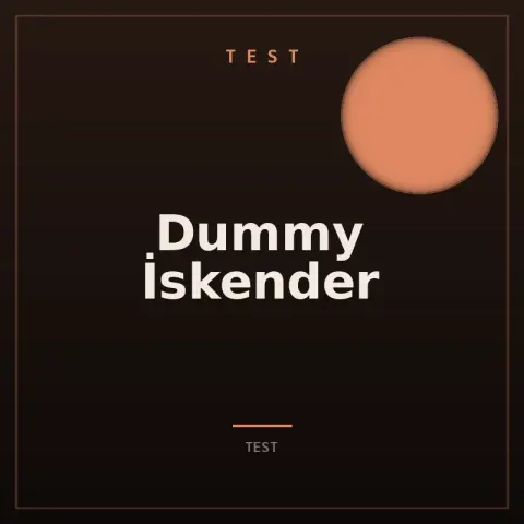 Dummy İskender